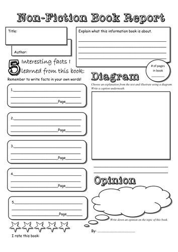 non fiction book review template