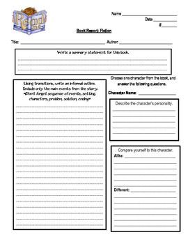 non fiction book review template