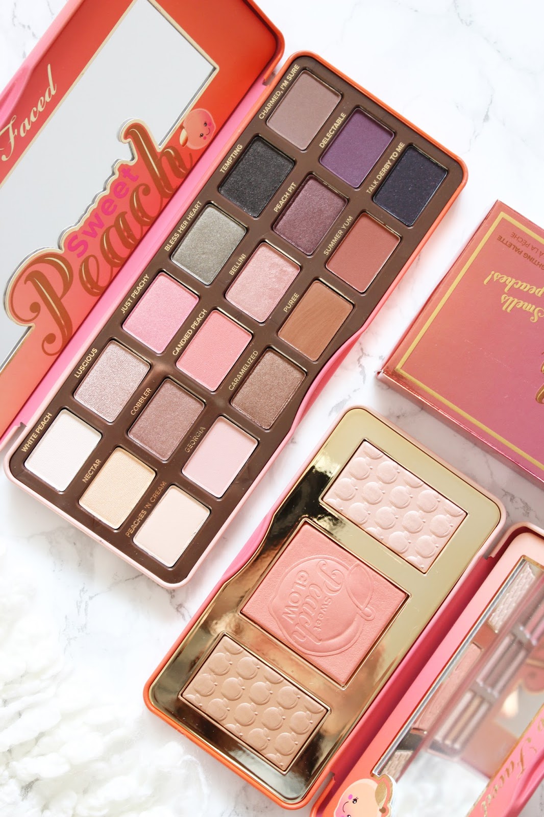 too faced sweet peach eyeshadow palette review